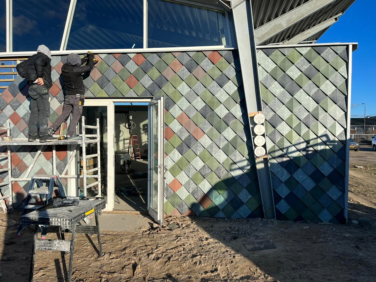 The Bouwlab in Haarlem stands as a beacon of experimentation and innovation in the realm of circular construction materials. Serving as a testing ground for sustainable building practices, this facility showcases a diverse array of hues, from grey an
