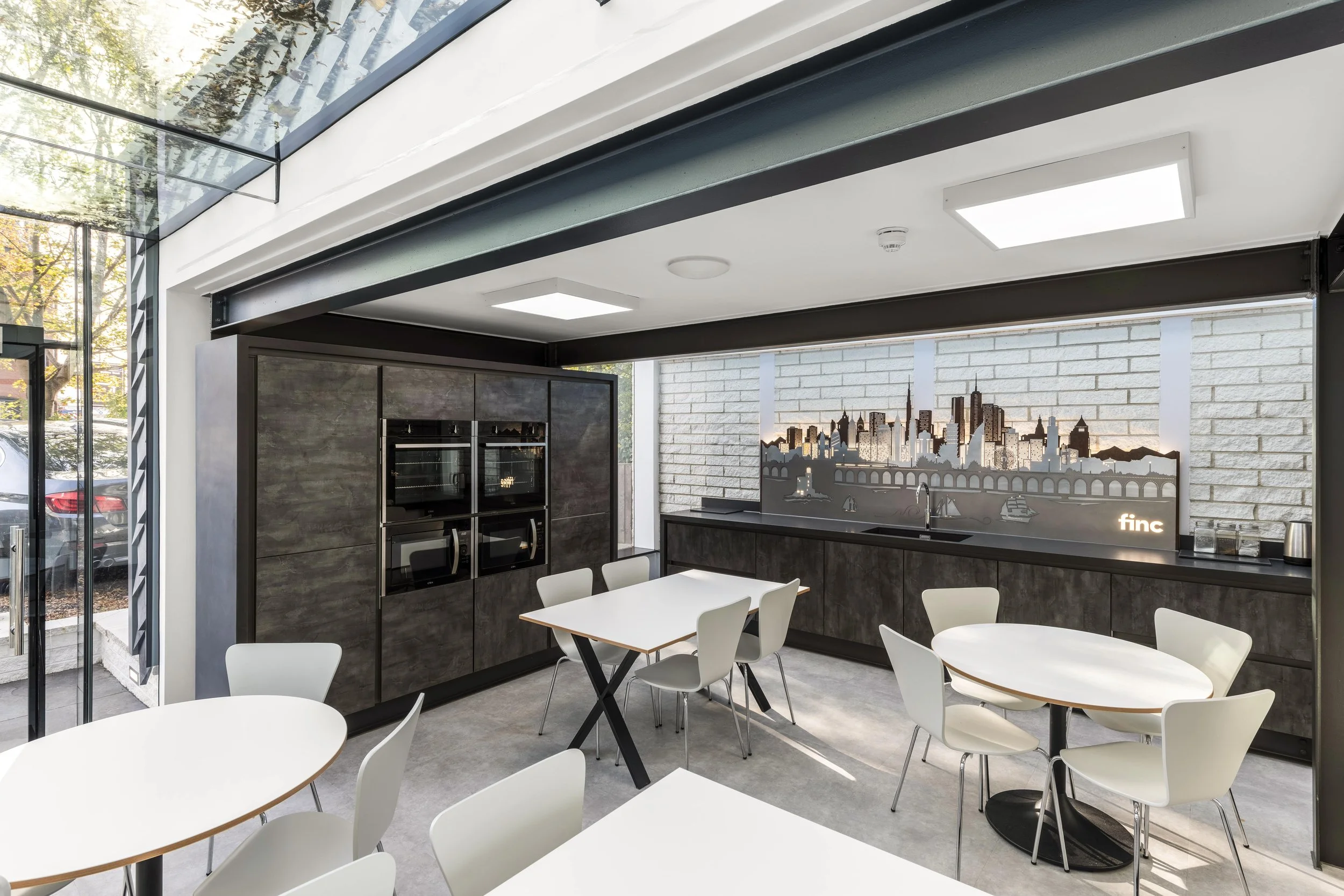 Finc Office London England with Pretty Plastic First One tiles inside