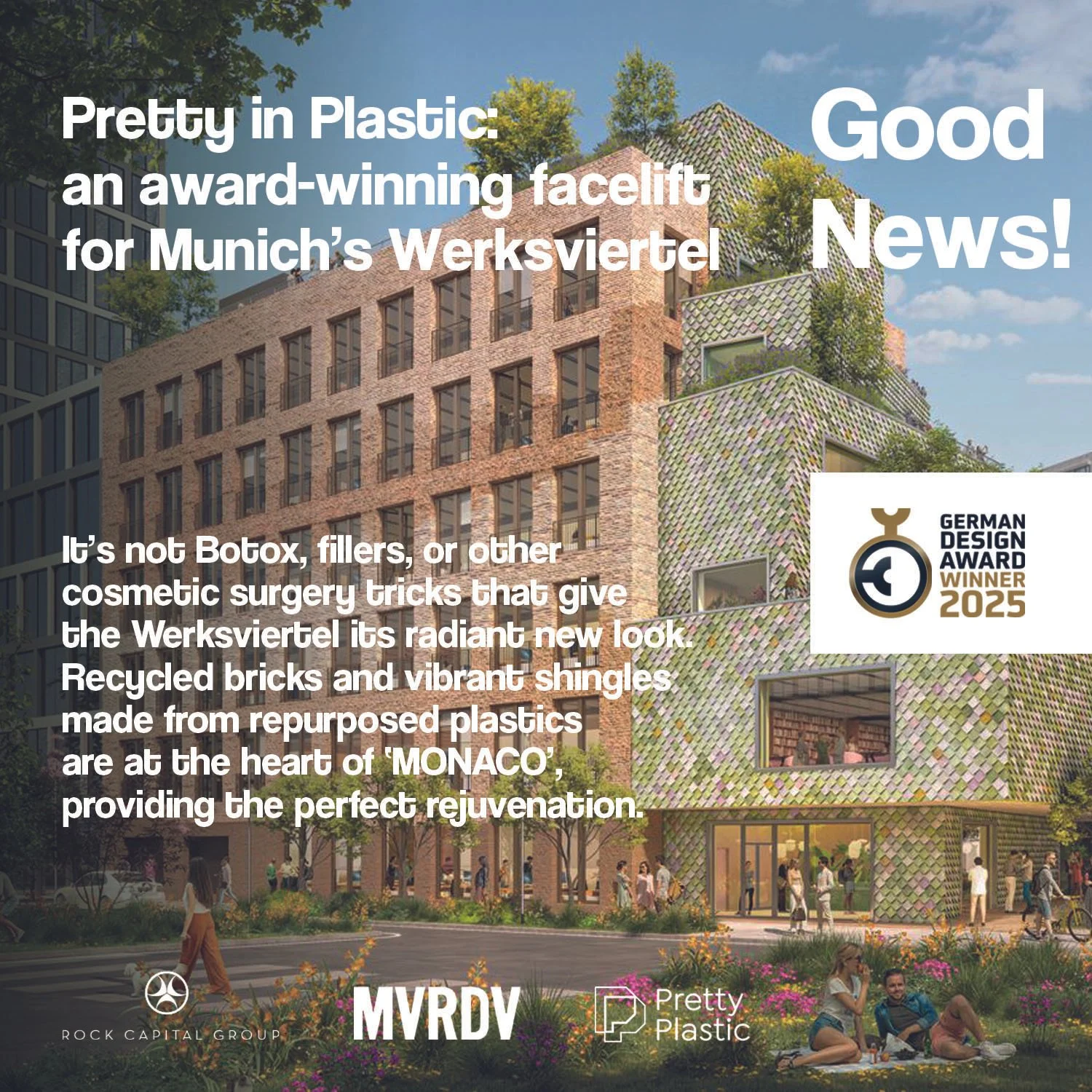 Award-winning sustainable design: MONACO and Pretty Plastic